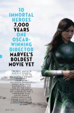 ANGELINA JOLIE and GEMMA CHAN in Total Film Magazine, October 2021