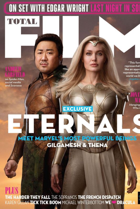 ANGELINA JOLIE and GEMMA CHAN in Total Film Magazine, October 2021