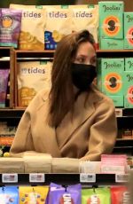 ANGELINA JOLIE Shopping at Erewhon Market in West Hollywood 09/18/2021