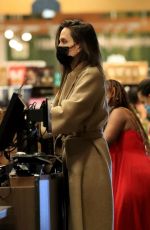 ANGELINA JOLIE Shopping at Erewhon Market in West Hollywood 09/18/2021