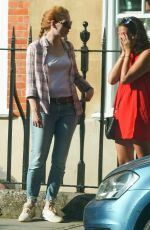 ANNA ERMAKOVA Out with a Friend in London 09/10/2021
