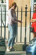 ANNA ERMAKOVA Out with a Friend in London 09/10/2021