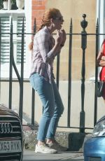 ANNA ERMAKOVA Out with a Friend in London 09/10/2021