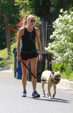 ANNA OSCEOLA Out with Her Dog in Los Feliz 09/19/2021