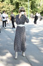 ANNA WINTOUR Arrives at Michael Kors Fashion Show at Central Park in New York 09/10/2021