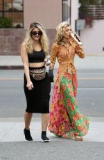 ANNALYNNE and RACHEL MCCORD Out in Beverly Hills 09/02/2021