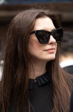 ANNE HATHAWAY on the Set of Wecrashed in New York 09/08/2021