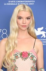 ANYA TAYLOR-JOY at Last Night in Soho Photocall at 2021 Venice Film Festival 09/04/2021