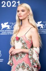 ANYA TAYLOR-JOY at Last Night in Soho Photocall at 2021 Venice Film Festival 09/04/2021