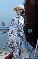 ANYA TAYLOR-JOY Boarding at a Jet at Van Nuys Airport 09/20/2021