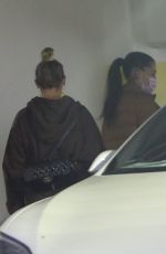 ARIANA GRANDE Leaves an Office in Los Angeles 09/18/2021