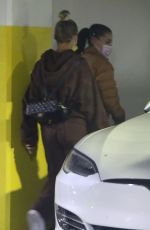 ARIANA GRANDE Leaves an Office in Los Angeles 09/18/2021