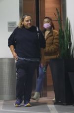 ARIANA GRANDE Leaves an Office in Los Angeles 09/18/2021