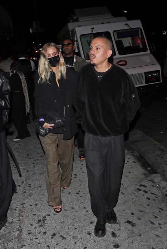 ASHLEE SIMPSON and Evan Ross Arrives at Lil Nas X Album Release PArty at Catch One in Los Angeles 09/18/2021