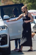 ASHLEE SIMPSON Out and About in Studio City 09/06/2021