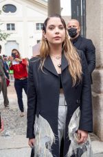 ASHLEY BENSON at Salvatore Ferragamo Show at Milan Fashion Week 09/25/2021