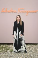 ASHLEY BENSON at Salvatore Ferragamo Show at Milan Fashion Week 09/25/2021