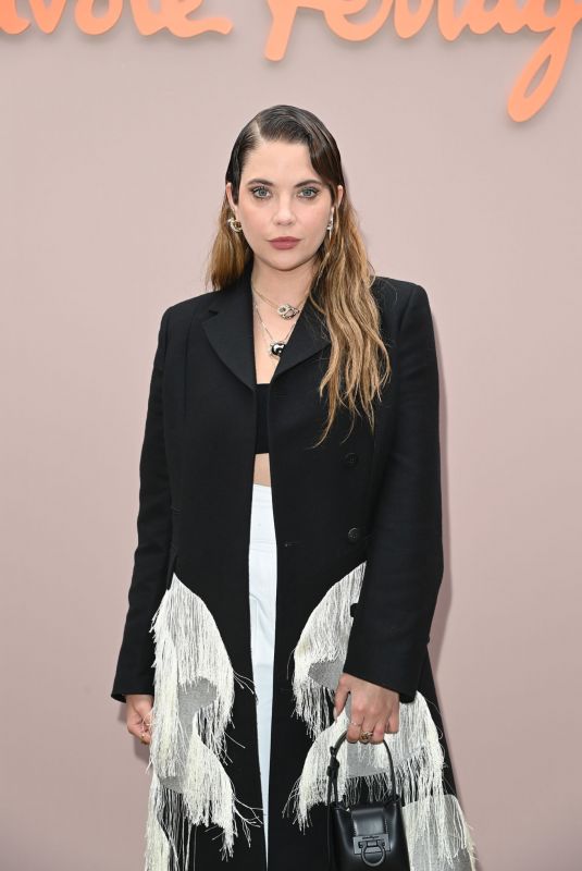 ASHLEY BENSON at Salvatore Ferragamo Show at Milan Fashion Week 09/25/2021