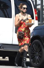 ASHLEY BENSON Out for Iced Drinks in Los Angeles 09/07/2021