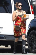 ASHLEY BENSON Out for Iced Drinks in Los Angeles 09/07/2021