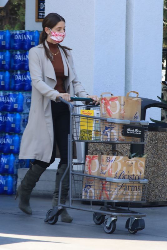 ASHLEY GREENE Shopping at Bristol Farms in Beverly Hills 09/16/2021