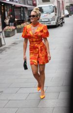 ASHLEY ROBERTS Arrives at Heart Radio in London 09/20/2021