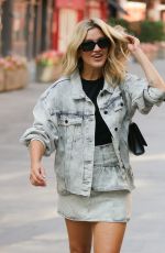 ASHLEY ROBERTS Arrives at Heart Radio in London 09/22/2021