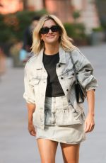 ASHLEY ROBERTS Arrives at Heart Radio in London 09/22/2021