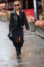 ASHLEY ROBERTS Arrives at Heart Radio in London 09/27/2021