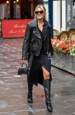 ASHLEY ROBERTS Arrives at Heart Radio in London 09/27/2021