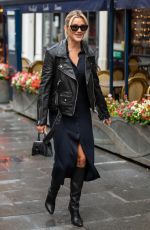 ASHLEY ROBERTS Arrives at Heart Radio in London 09/27/2021