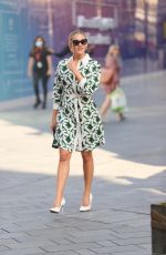ASHLEY ROBERTS Arrivesa at Heart Radio in London 09/21/2021