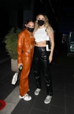 AVANI GREGG and MADI MONROE at Boa Steakhouse in Los Angeles 09/01/2021