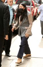 AWKWAFINA Leaves ABC Studios in New York 08/31/2021