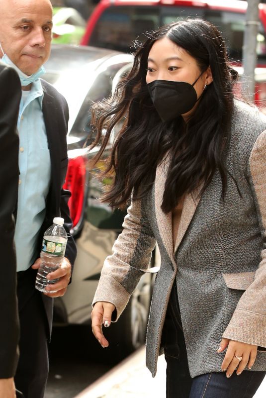 AWKWAFINA Leaves ABC Studios in New York 08/31/2021