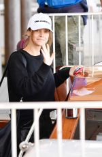 BARBARA PALVIN Arrives at Venice Airport for Venice Film Festival 09/01/2021