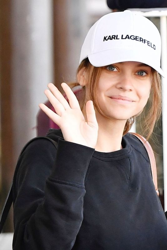 BARBARA PALVIN Arrives at Venice Airport for Venice Film Festival 09/01/2021