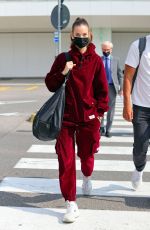 BARBARA PALVIN Arrives in Milan 09/22/2021