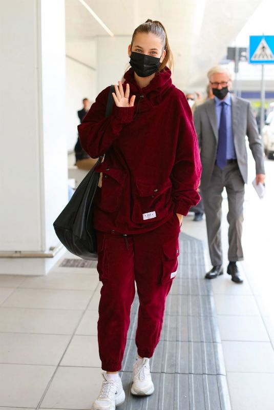 BARBARA PALVIN Arrives in Milan 09/22/2021