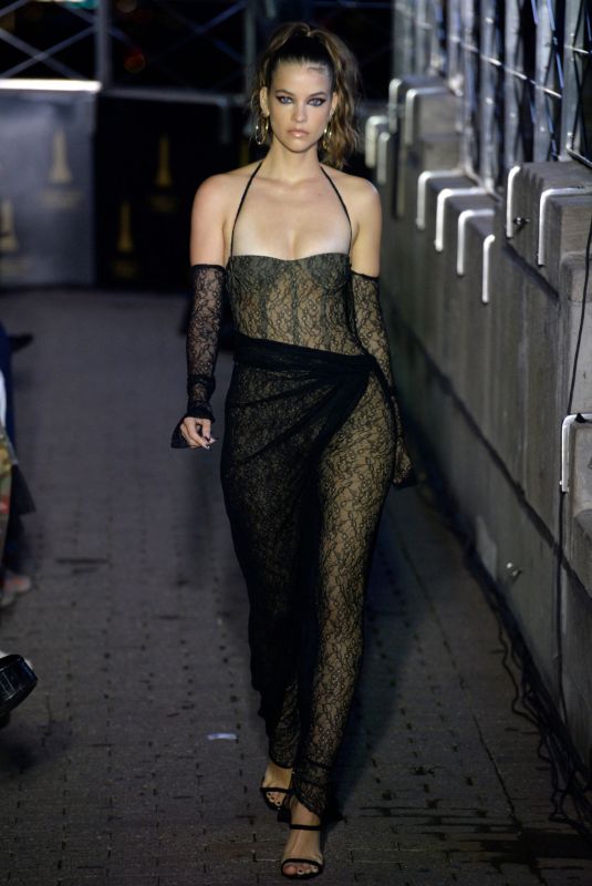 BARBARA PALVIN at Laquan Smith Runway Show at New York Fashion Week 09/09/2021