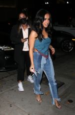 BECKY G Out for Dinner at Craig