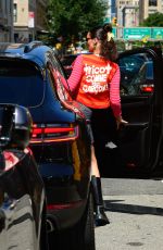 BELLA HADID Out and About in New York 09/04/2021