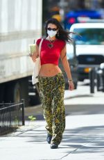 BELLA HADID Out and About in New York 09/07/2021