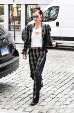 BELLA HADID Out in New York 09/21/2021