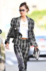 BELLA HADID Out in New York 09/21/2021