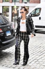 BELLA HADID Out in New York 09/21/2021