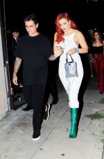 BELLA THORNE Arrives at Premiere of Her Movie Time is Up in Hollywood 09/10/2021