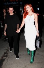 BELLA THORNE Arrives at Premiere of Her Movie Time is Up in Hollywood 09/10/2021