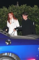 BELLA THORNE Leaves Nobu in Malibu 08/30/2021
