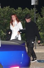 BELLA THORNE Leaves Nobu in Malibu 08/30/2021